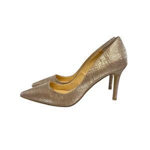 Zaya by Zendaya gold shimmer high heel pumps size 6.5.